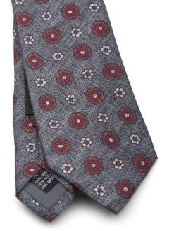 Favourbrook Grey Chartwell Silk Tie- Ties