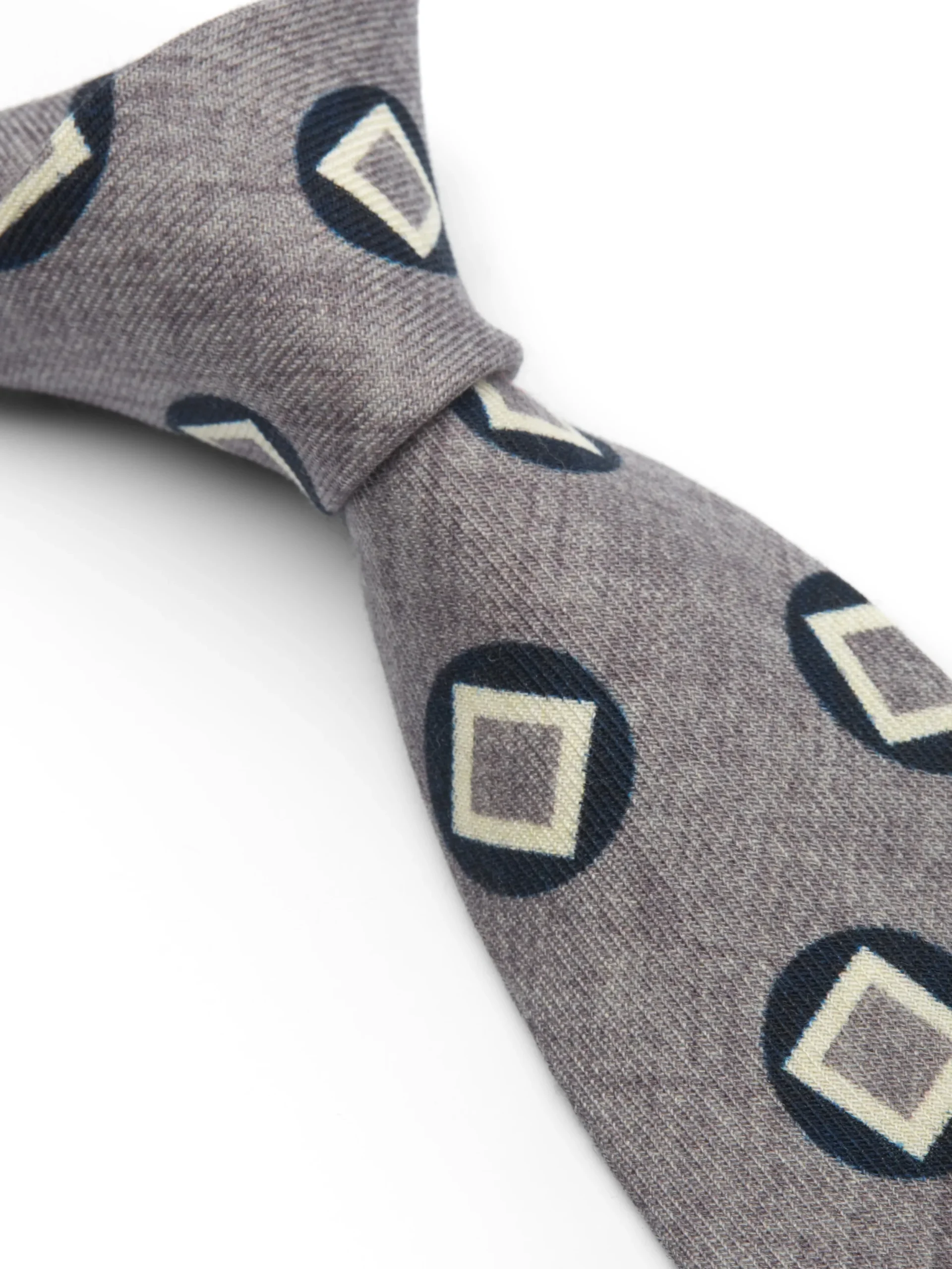 Favourbrook Grey Clivedon Silk Tie- Ties