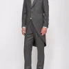 Favourbrook Grey Norfolk Herringbone Wool Morning Coat- Royal Ascot | Wedding Attire