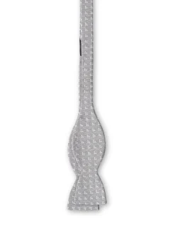 Favourbrook Grey Pattern Silk Bow Tie- Bow Ties
