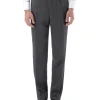 Favourbrook Grey Westminster Stripe Wool Cavalry Trouser- Groomswear | Wedding Attire