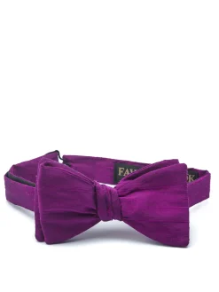Favourbrook Heather Silk Douppion Bow Tie- Bow Ties