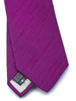 Favourbrook Heather Silk Douppion Tie- Ties