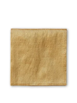 Favourbrook Honey Douppion Silk Pocket Square- Pocket Squares