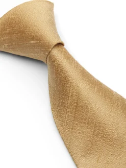 Favourbrook Honey Douppion Silk Tie- Ties