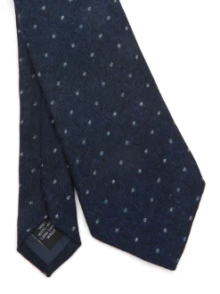 Favourbrook Indigo Blue Beddingham Wool Tie- Ties