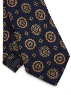 Favourbrook Indigo Blue Wilmington Wool Tie- Ties