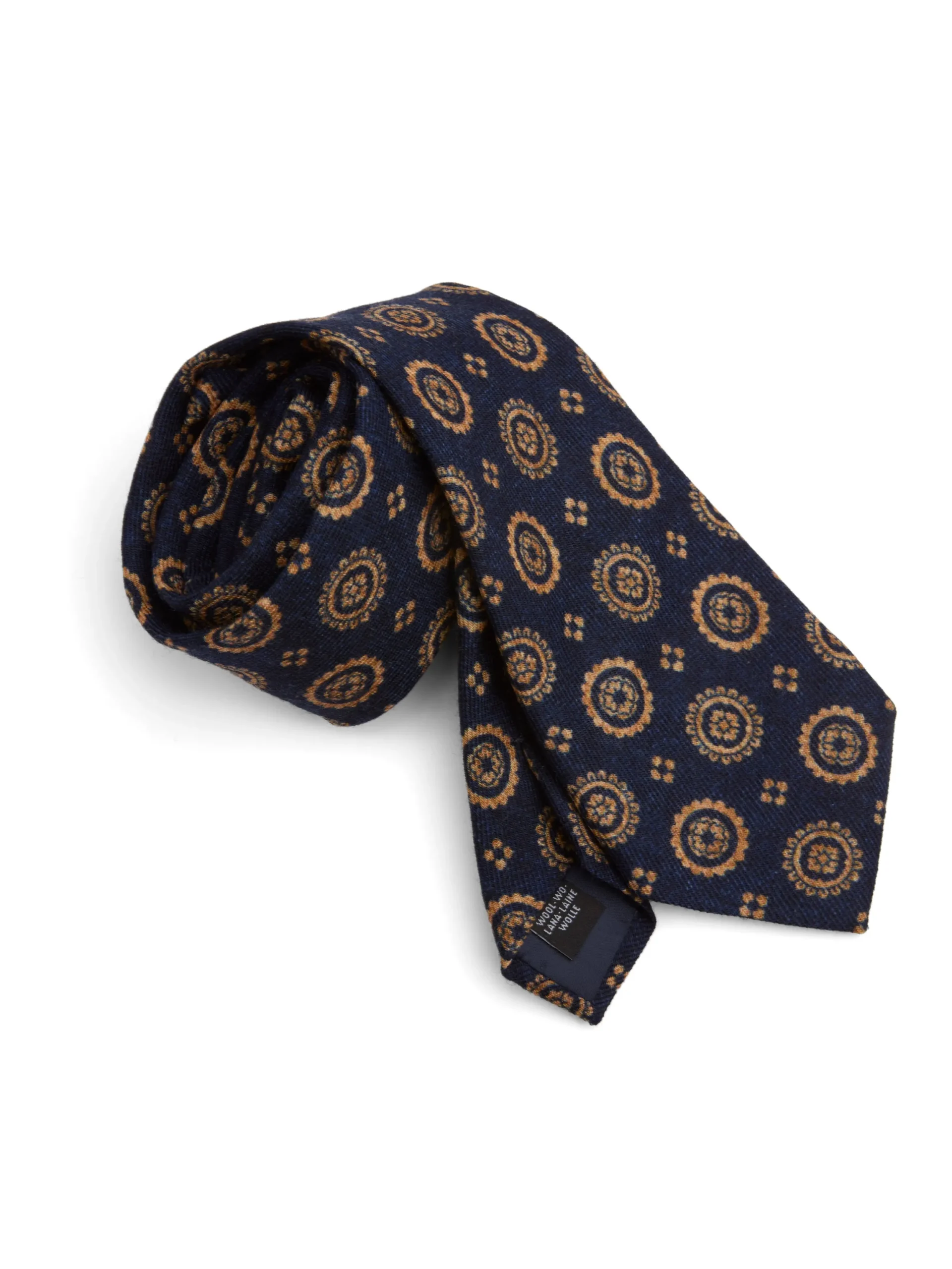 Favourbrook Indigo Blue Wilmington Wool Tie- Ties