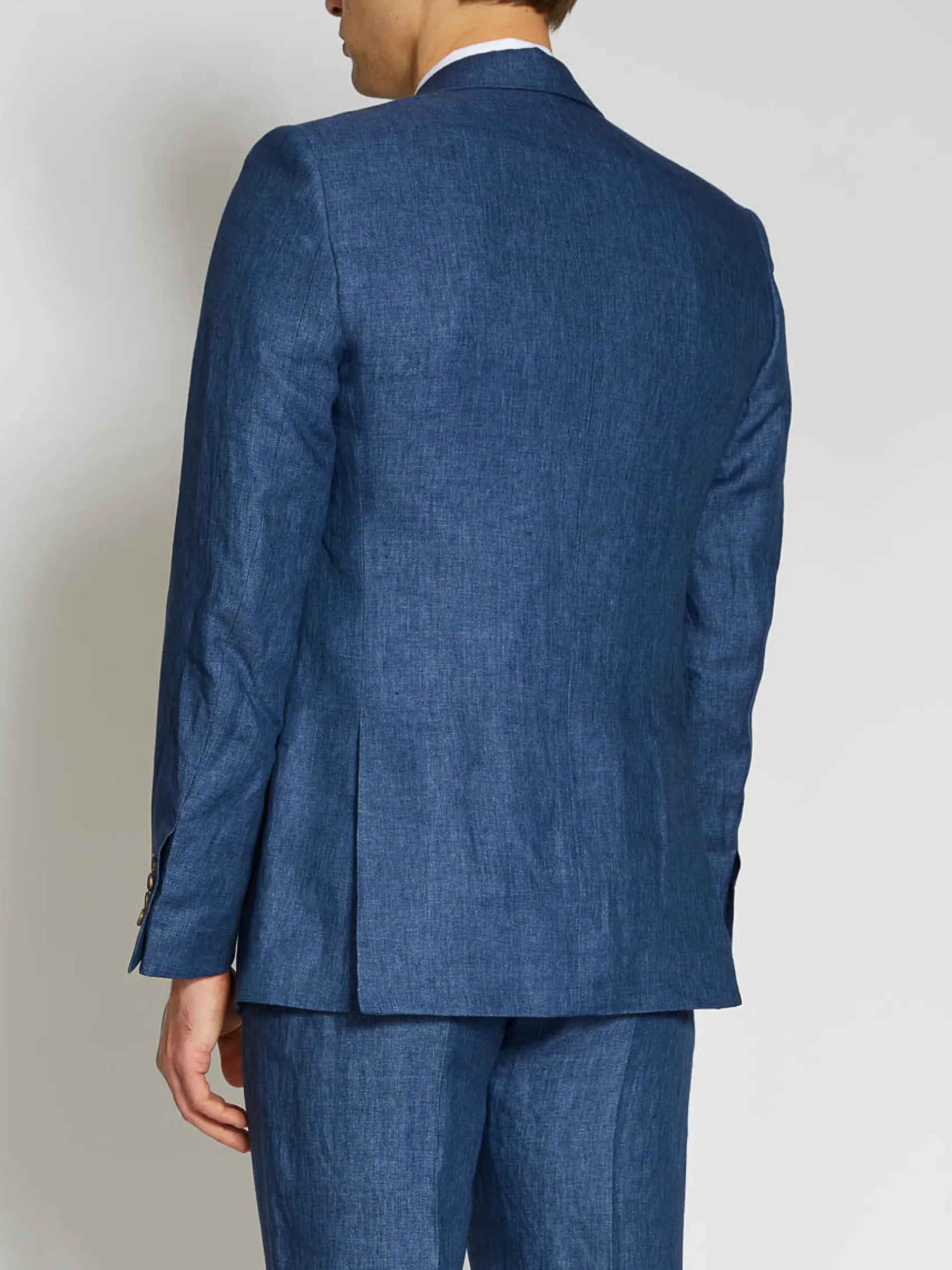 Favourbrook Indigo Woodcroft Linen Ebury Jacket- Suits