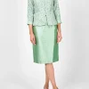 Favourbrook Issy Jacket Green Cosgrove Crease Resist Linen-Women Mother Of The Bride | Short Jackets