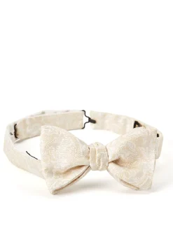 Favourbrook Ivory Albert Silk Bow Tie- Bow Ties