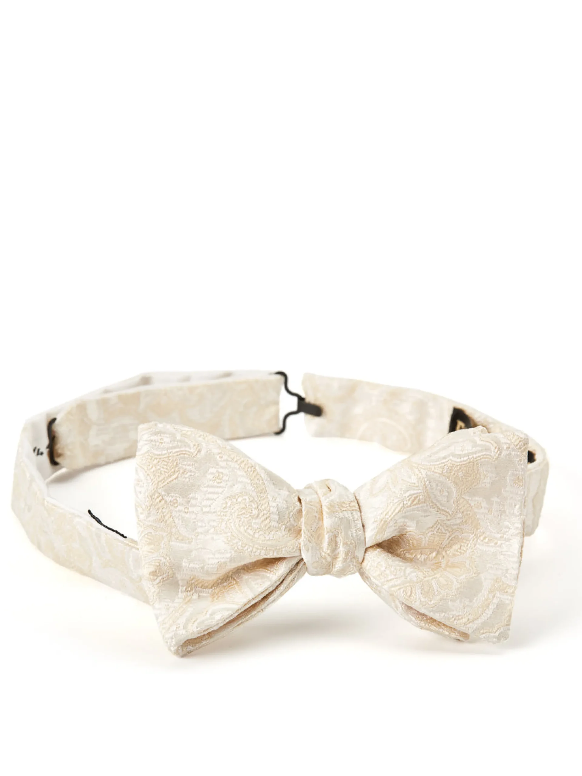 Favourbrook Ivory Albert Silk Bow Tie- Bow Ties