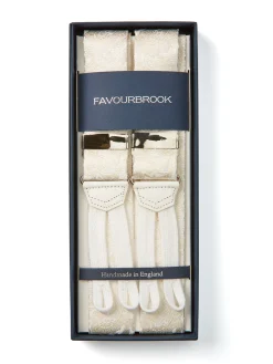 Favourbrook Ivory Albert Silk Braces- Braces