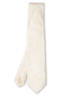 Favourbrook Ivory Albert Silk Tie- Ties