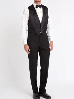 Favourbrook Ivory Poplin Cotton Large Frill Shirt- Shirts