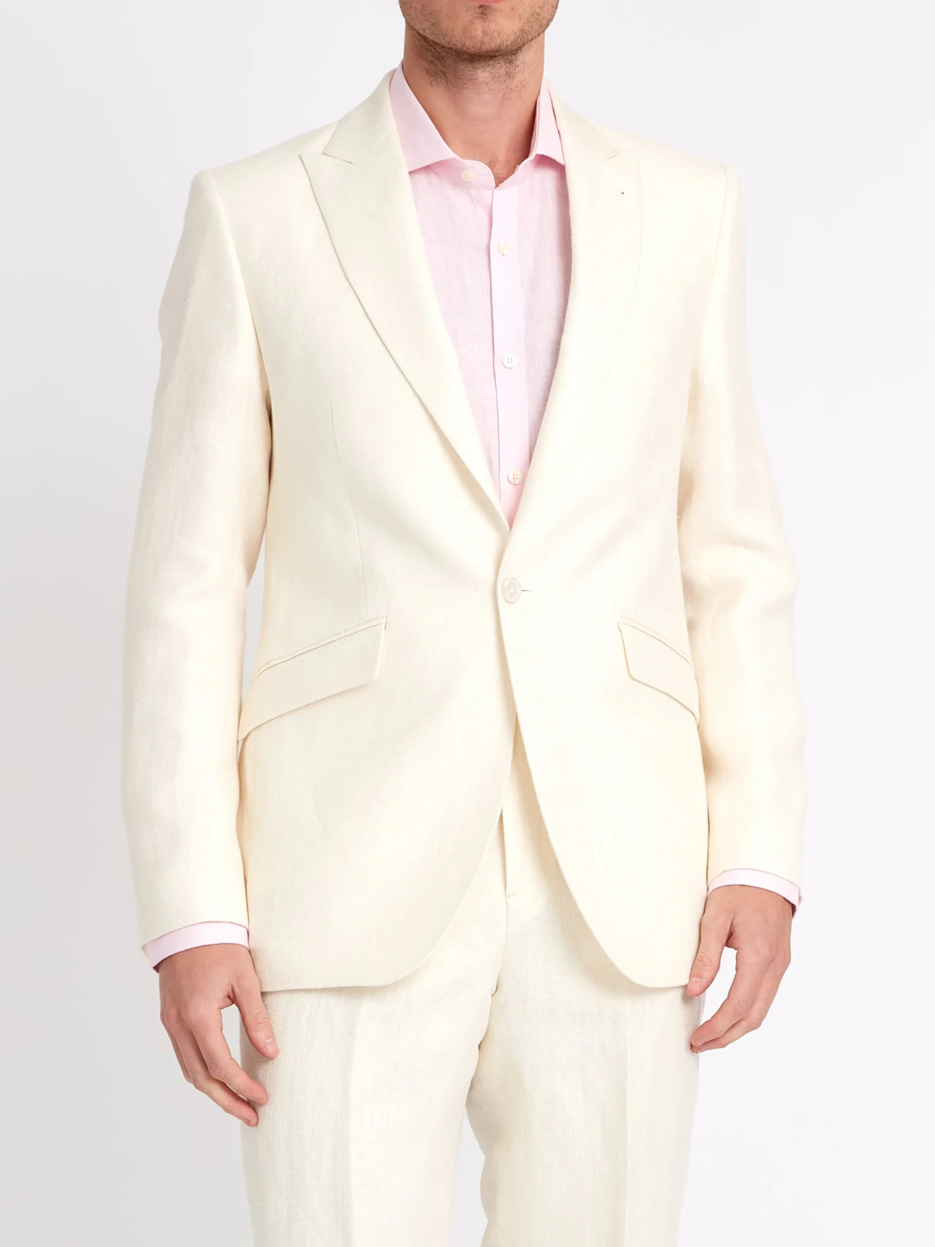 Favourbrook Ivory Randwick Ebury Jacket- Suits