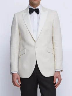 Favourbrook Ivory Randwick Unlined Dinner Jacket- Occasionwear | Dinner Jackets