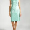 Favourbrook Josephine Dress Aqua Plain Shantung-Women Mother Of The Bride | Dresses