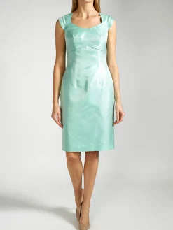 Favourbrook Josephine Dress Aqua Plain Shantung-Women Mother Of The Bride | Dresses