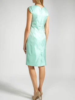 Favourbrook Josephine Dress Aqua Plain Shantung-Women Mother Of The Bride | Dresses