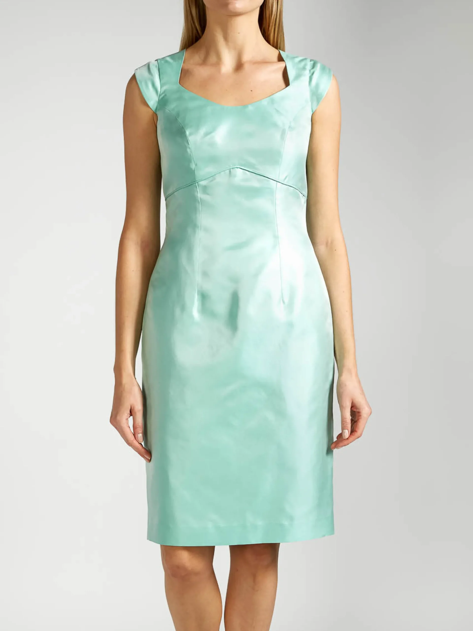Favourbrook Josephine Dress Aqua Plain Shantung-Women Mother Of The Bride | Dresses