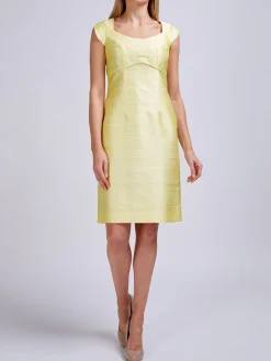 Favourbrook Josephine Dress Corn Plain Silk Douppion-Women Dresses