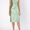 Favourbrook Josephine Dress Willow Plain Silk Douppion-Women Raceday | Dresses