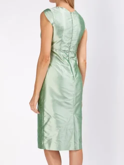 Favourbrook Josephine Dress Willow Plain Silk Douppion-Women Raceday | Dresses
