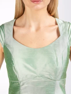 Favourbrook Josephine Dress Willow Plain Silk Douppion-Women Raceday | Dresses
