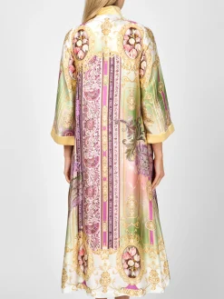 Favourbrook Kimono Coat Eau De Nil Beaufort Silk Satin-Women Jackets & Coats
