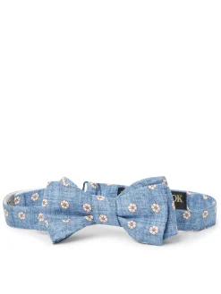 Favourbrook Light Blue Osterley Silk Bow Tie- Bow Ties