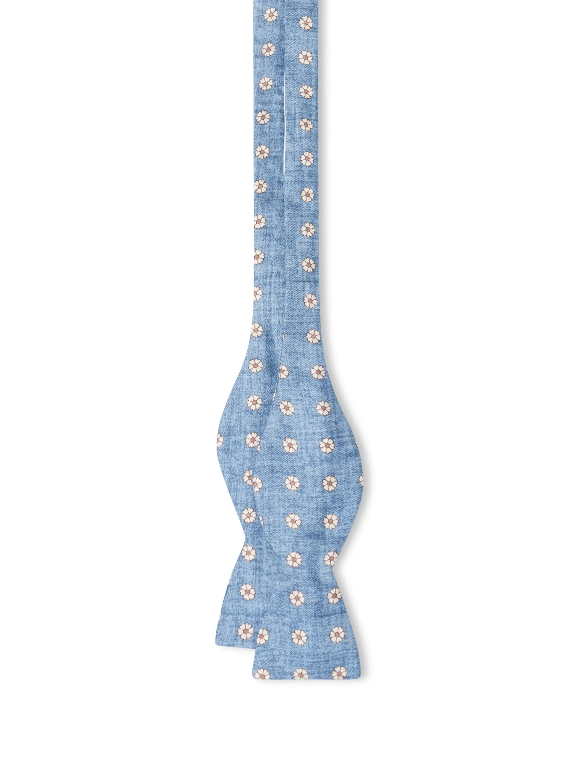 Favourbrook Light Blue Osterley Silk Bow Tie- Bow Ties