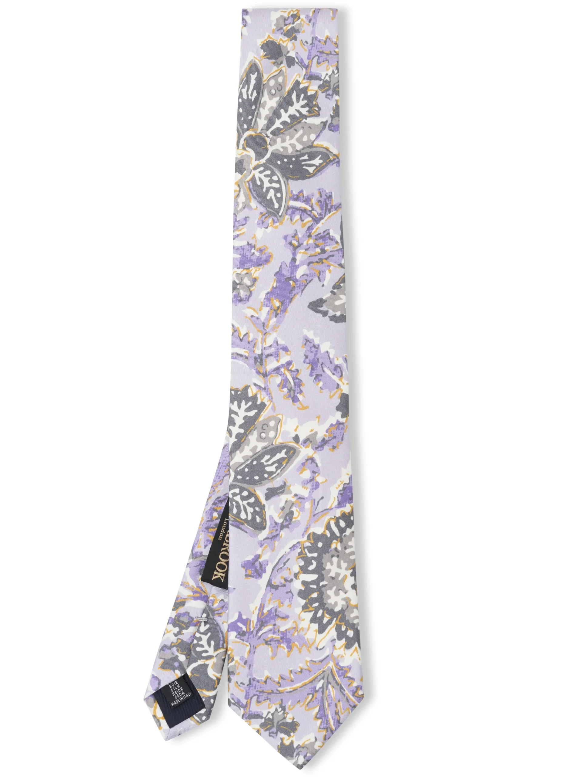 Favourbrook Lilac Charleston Silk Tie- Wedding Attire | Ties