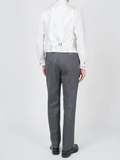 Favourbrook Lilac Randwick Single Breasted 6 Button Piped Waistcoat- Waistcoats | Single Breasted Waistcoats