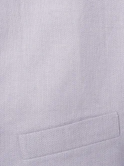 Favourbrook Lilac Randwick Single Breasted 6 Button Piped Waistcoat- Waistcoats | Single Breasted Waistcoats