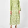 Favourbrook Long Swing Coat Apple Green Rushden Crease Resist Linen-Women Raceday | Mother Of The Bride