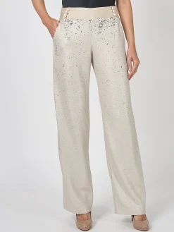 Favourbrook Lounge Trousers Oyster Mini Sequins-Women Eveningwear | Eveningwear