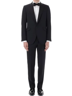 Favourbrook Midnight Hampton Wool Dinner Jacket- Eveningwear | Groomswear