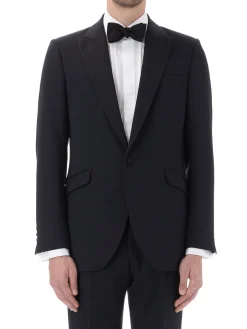 Favourbrook Midnight Hampton Wool Dinner Jacket- Eveningwear | Groomswear