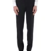 Favourbrook Midnight Hampton Wool Flat Front Dress Trousers- Eveningwear | Trousers