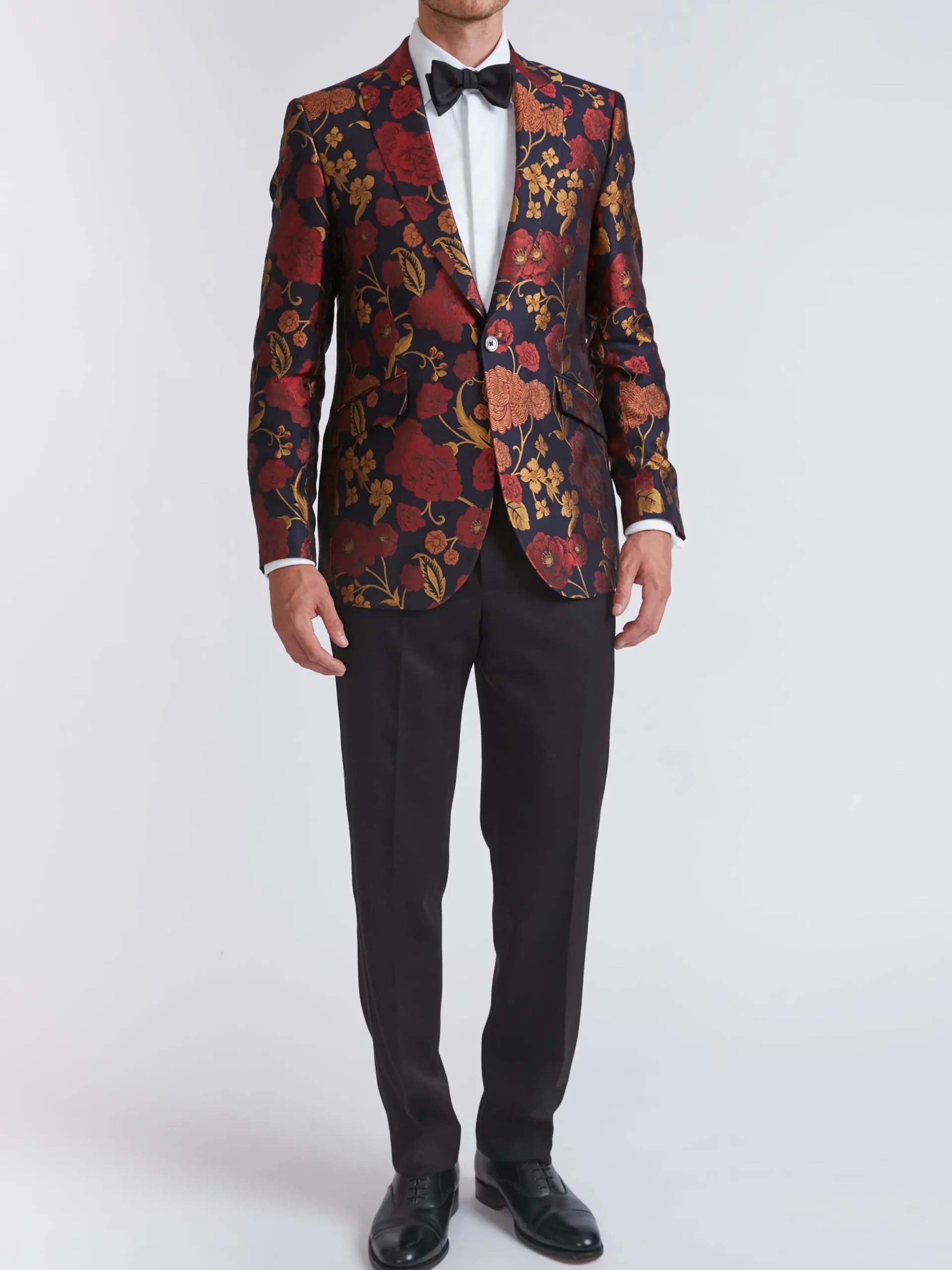 Favourbrook Midnight Red Winnington Newport Jacket- Eveningwear | Dinner Jackets