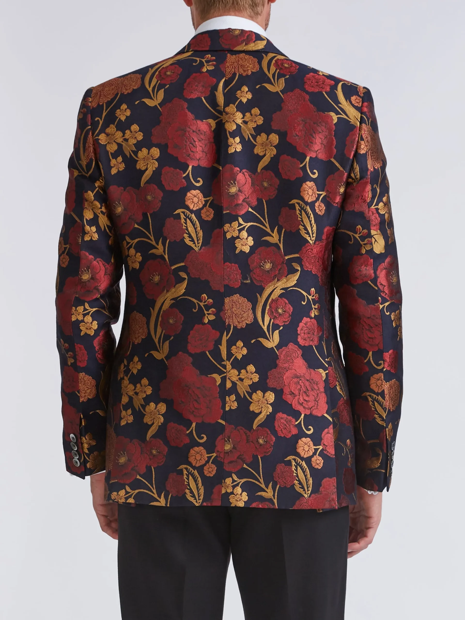 Favourbrook Midnight Red Winnington Newport Jacket- Eveningwear | Dinner Jackets