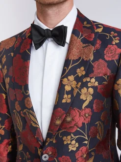 Favourbrook Midnight Red Winnington Newport Jacket- Eveningwear | Dinner Jackets