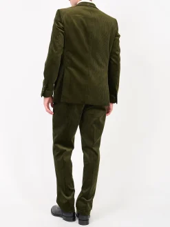 Favourbrook Moss Green Hatfield Cord Newport Jacket- Suits