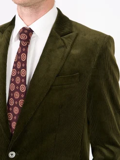 Favourbrook Moss Green Hatfield Cord Newport Jacket- Suits