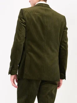 Favourbrook Moss Green Hatfield Cord Newport Jacket- Suits