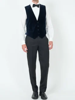 Favourbrook Multi Blanchard Cotton Single Breasted 4 Button Waistcoat- Waistcoats | Single Breasted Waistcoats