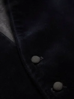 Favourbrook Multi Blanchard Cotton Single Breasted 4 Button Waistcoat- Waistcoats | Single Breasted Waistcoats