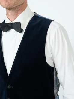 Favourbrook Multi Blanchard Cotton Single Breasted 4 Button Waistcoat- Waistcoats | Single Breasted Waistcoats