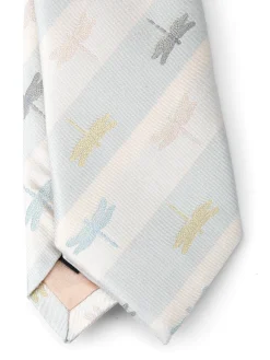 Favourbrook Multi Dragonfly Silk Tie- Ties